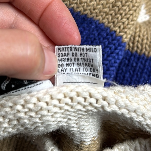 Vintage Russ Sleeveless Striped Sweater Size Large - Picture 8 of 8